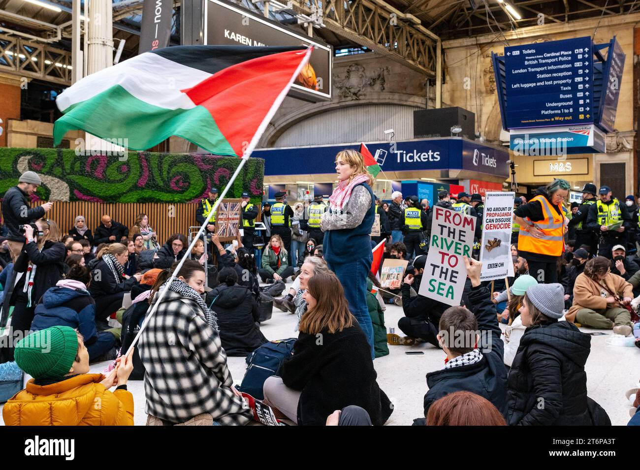London, UK. 11 November 2023. Pro Palestine demonstrators gathered