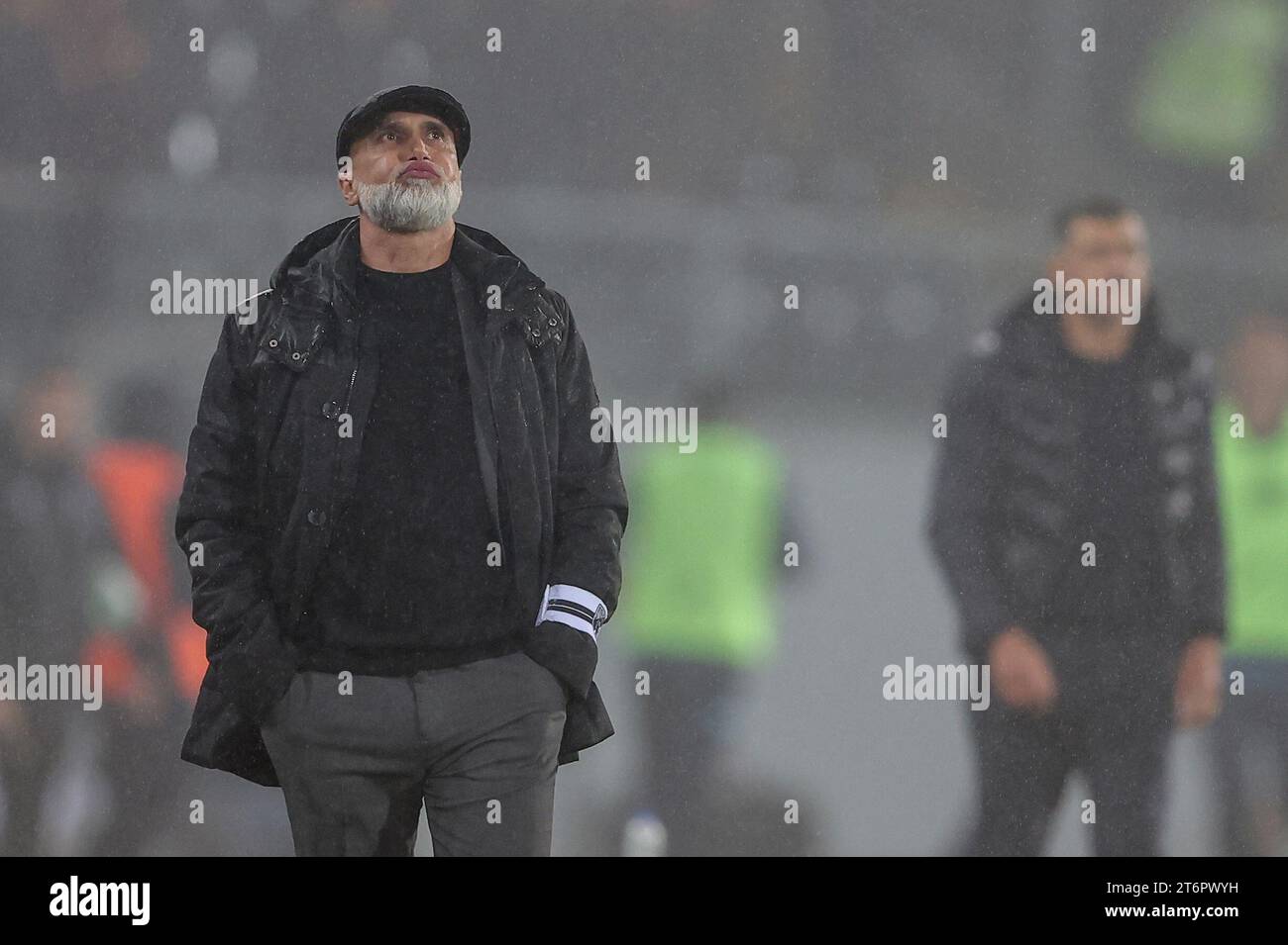 Guimarães, 11/11/2023 - Vitória Sport Clube hosted Futebol Clube do Porto this evening at the D. Afonso Henriques Stadium in a game counting for the 11th round of the I League 2023/2024. Álvaro Pacheco (Miguel Pereira/Global Imagens) Stock Photo