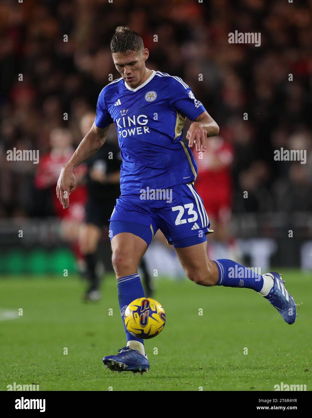 Vestergaard Leicester City's Jannik Vestergaard during the Sky Bet Championship ...
