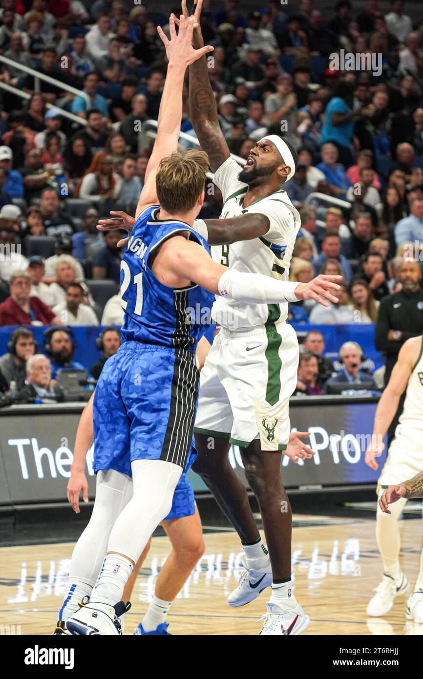 Orlando, Florida, USA, November 11, 2023, Milwaukee Bucks Forward Bobby ...