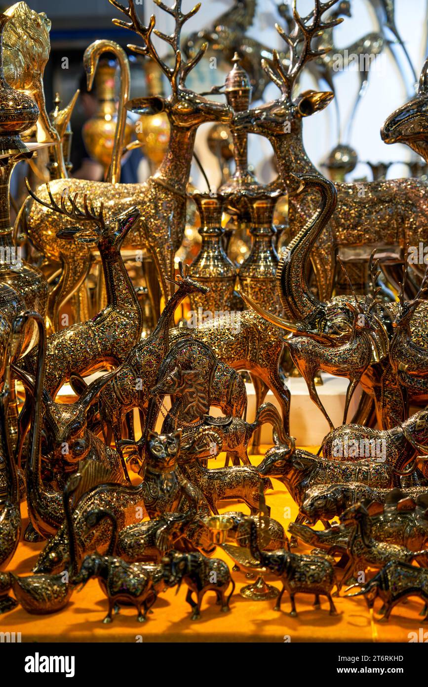 Southeast Asian style metal animal sculptures Stock Photo - Alamy