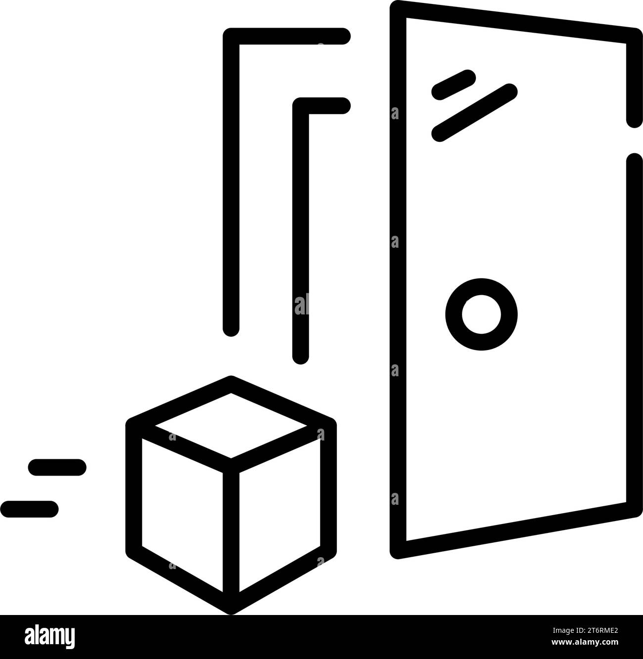 Door to door delivery service. Store online order shipment. Pixel