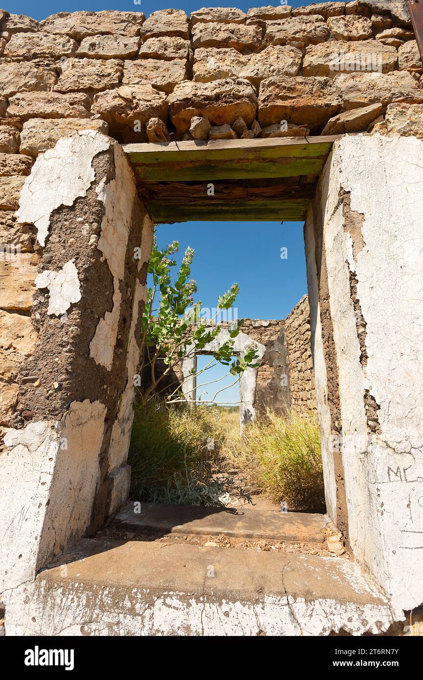 Ruins of the old Ord Homestead, Duncan Road, Kimberley Region, Western Australia, Australia Stock Photo