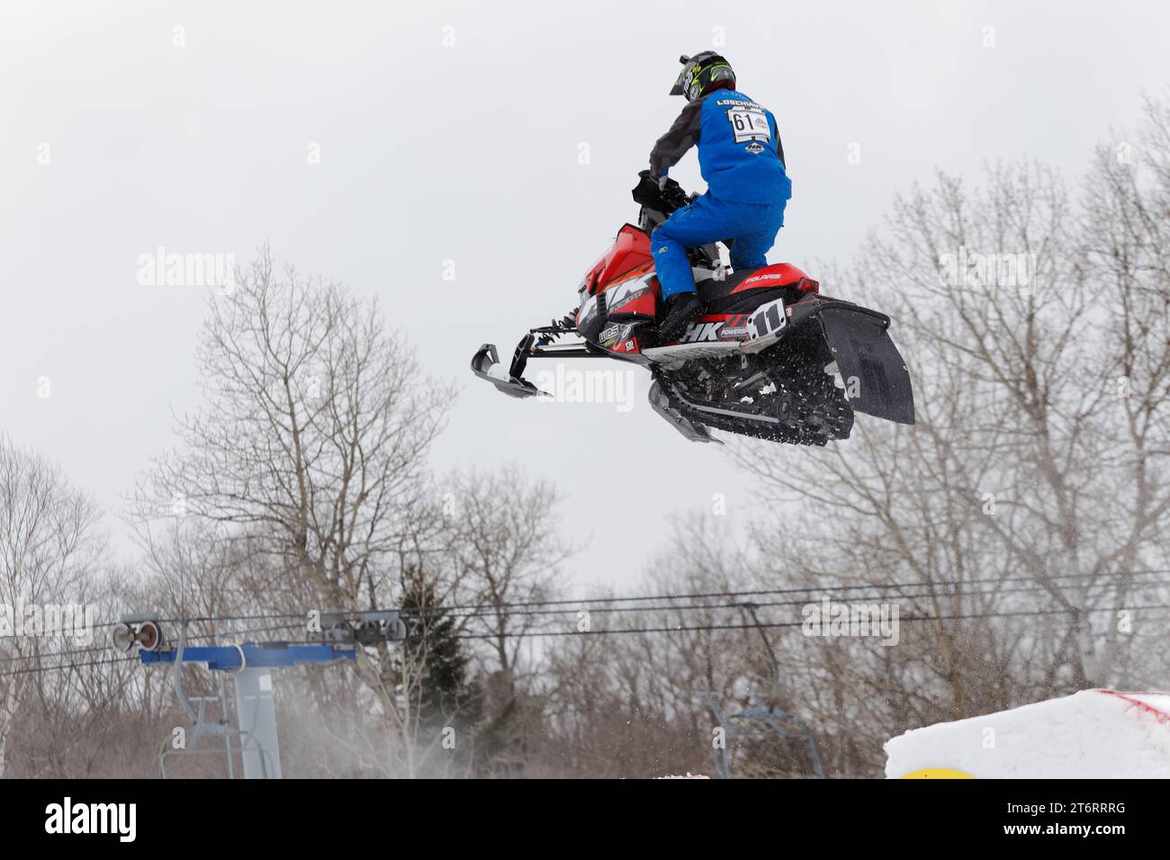 Gpk Snowmobile Racing Airborne snowmobile hi-res stock photography and images - Alamy