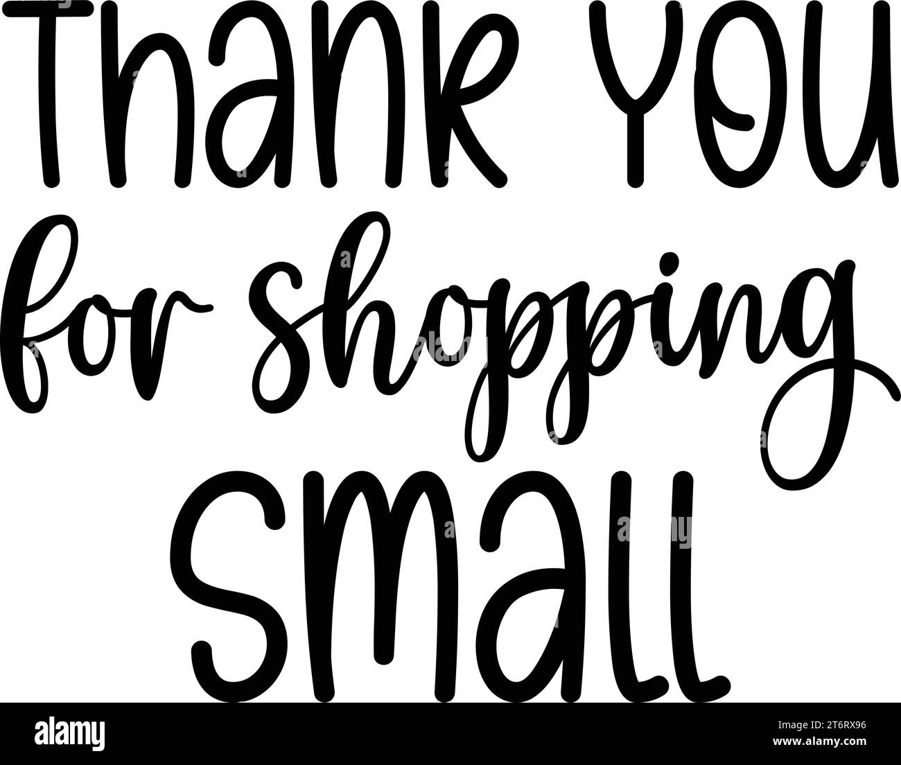 thank-you-for-shopping-small-stock-vector-image-art-alamy