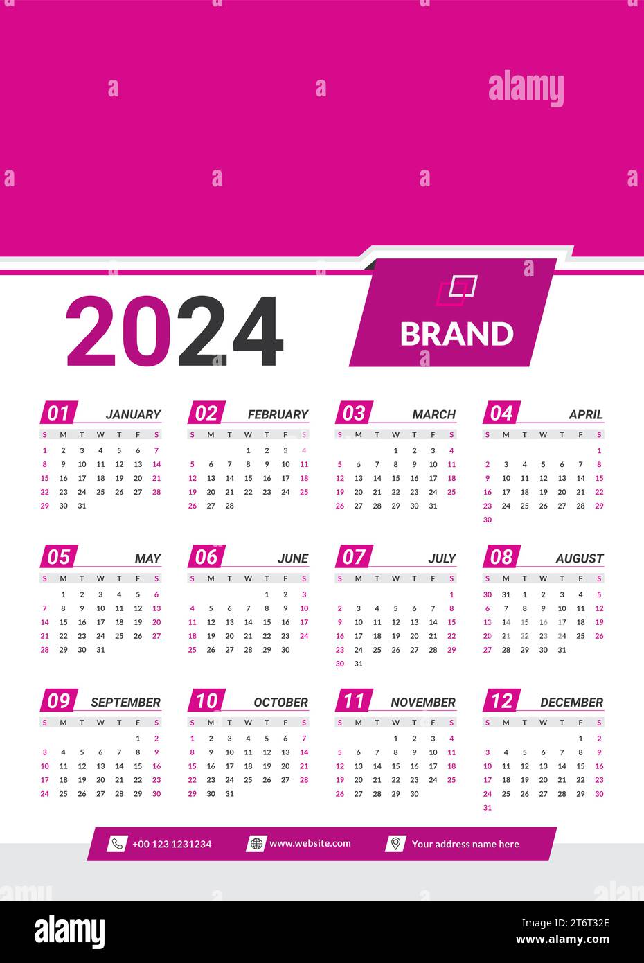 2024 Calendar 2025 Printable Calendar 