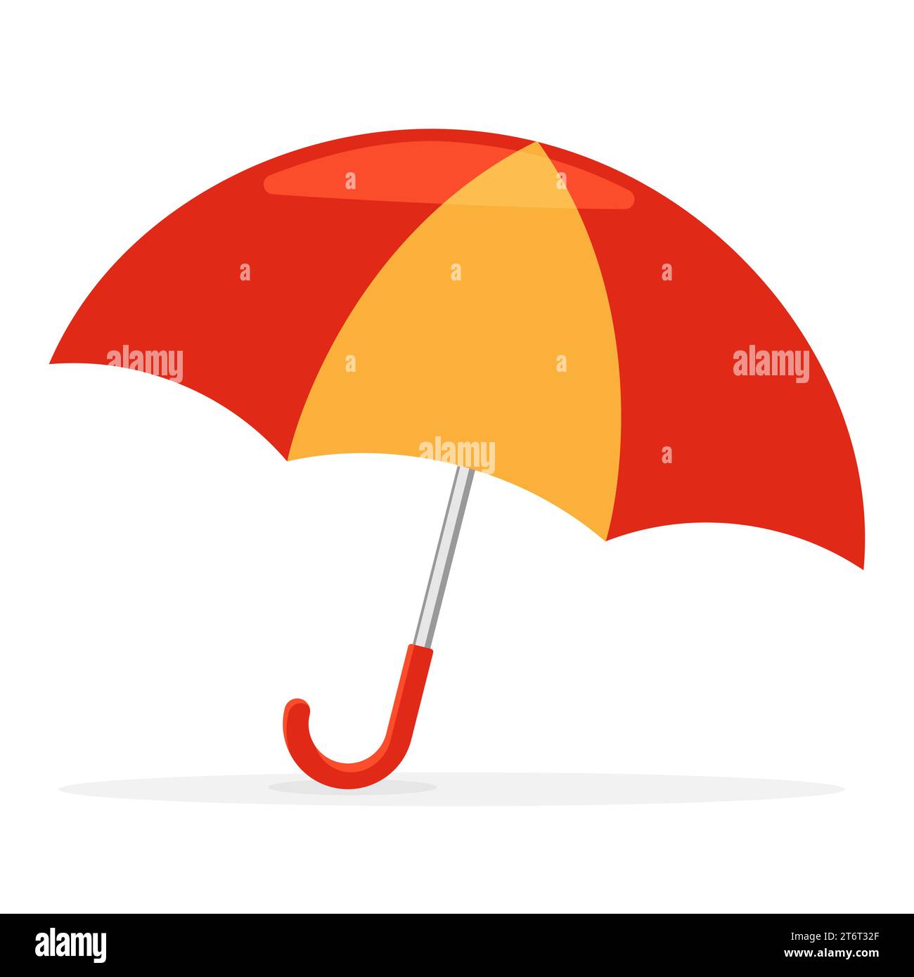 illustration of umbrella flat design vector drawing Stock Vector Image ...