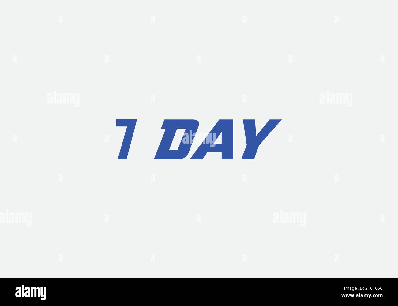 1 day logo design vector template. 1 day logotype design template Stock