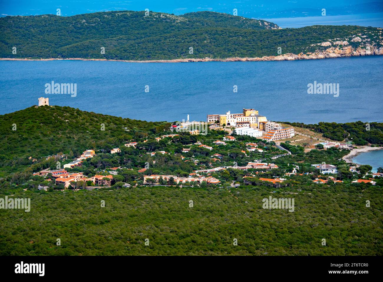Town of Pischina Salida - Sardinia - Italy Stock Photo