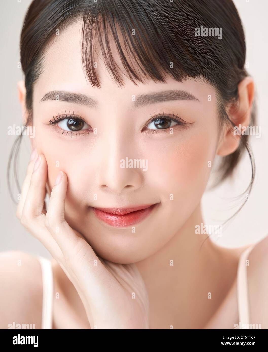 Healthy habits for a naturally beautiful face Stock Photo - Alamy