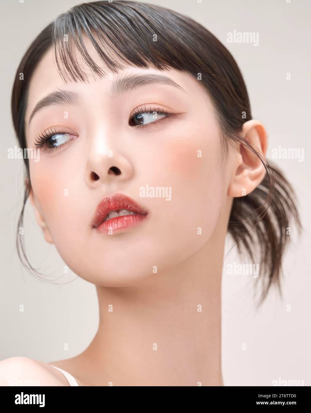 Healthy habits for a naturally beautiful face Stock Photo - Alamy