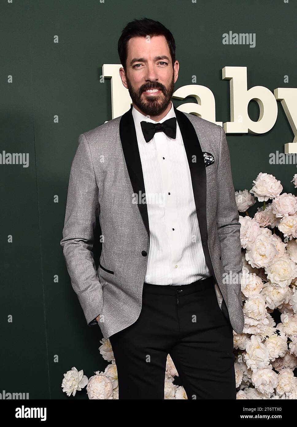 Drew Scott arriving to the 2023 Baby2Baby Gala held at the Pacific