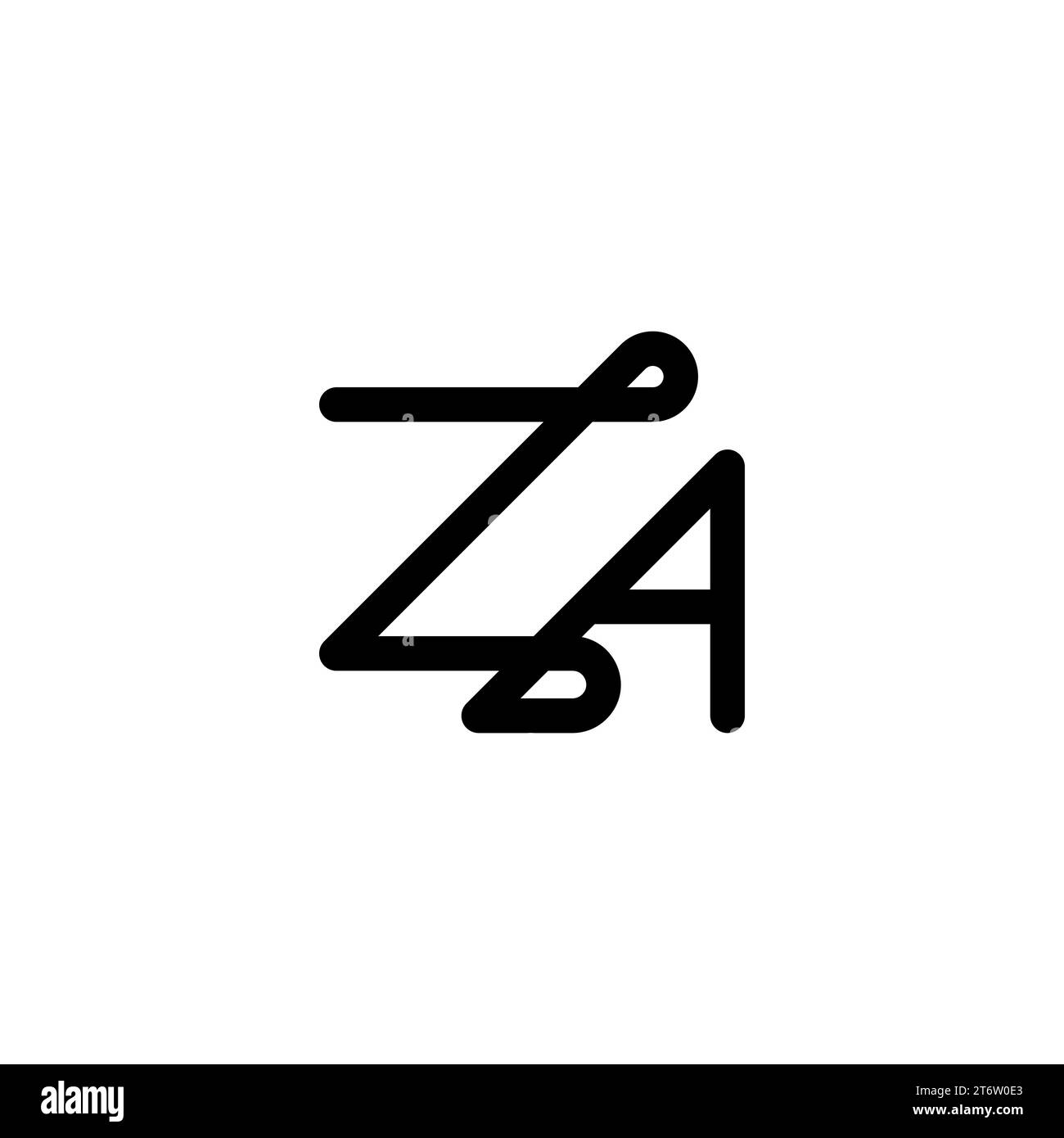 ZA logo, ZA Monogram, Initial ZA Logo, Letter ZA logo, Icon, Vector ...
