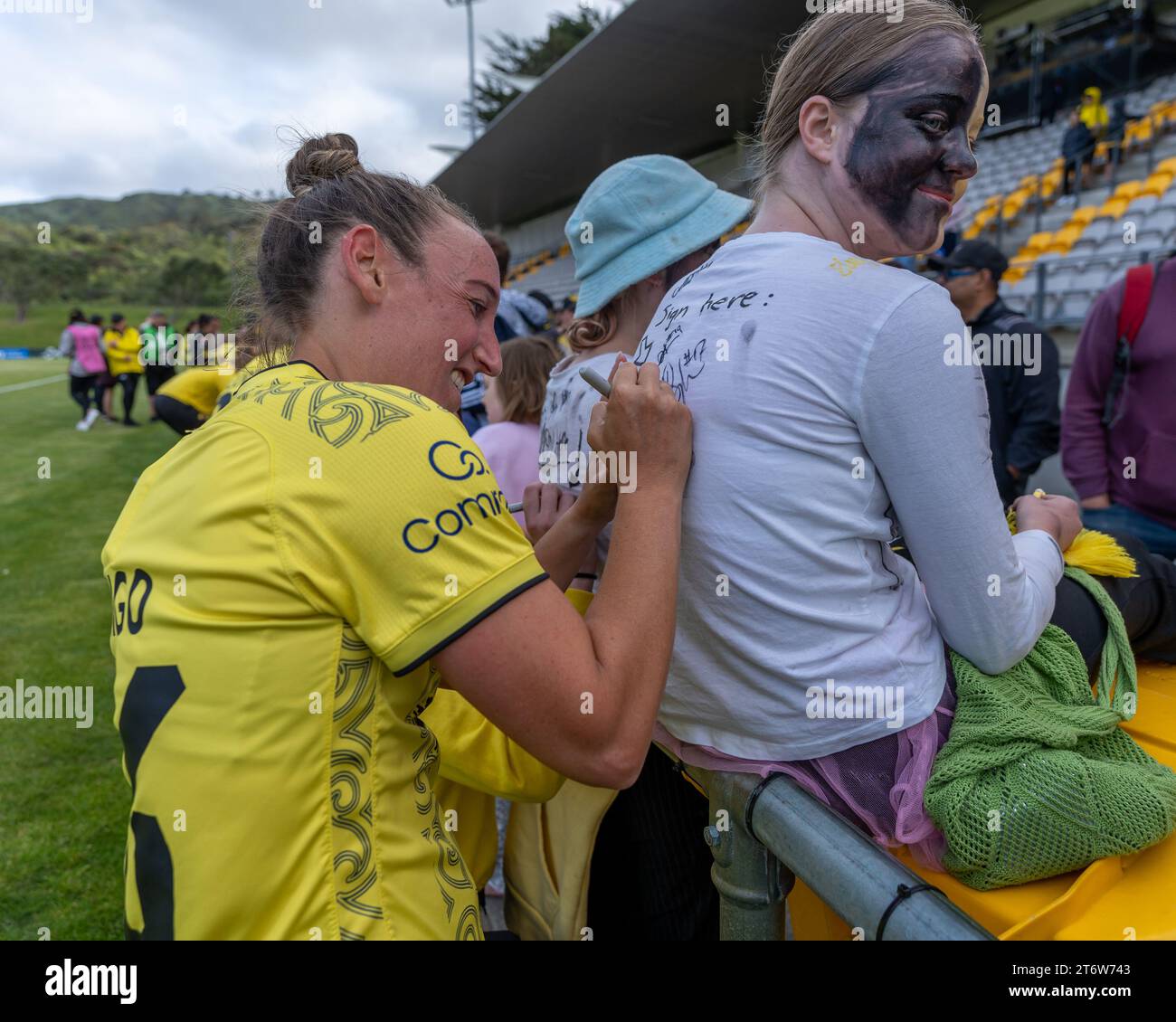 Porirua, Wellington, New Zealand, 12 November 2023: Annalie Longo Signs ...