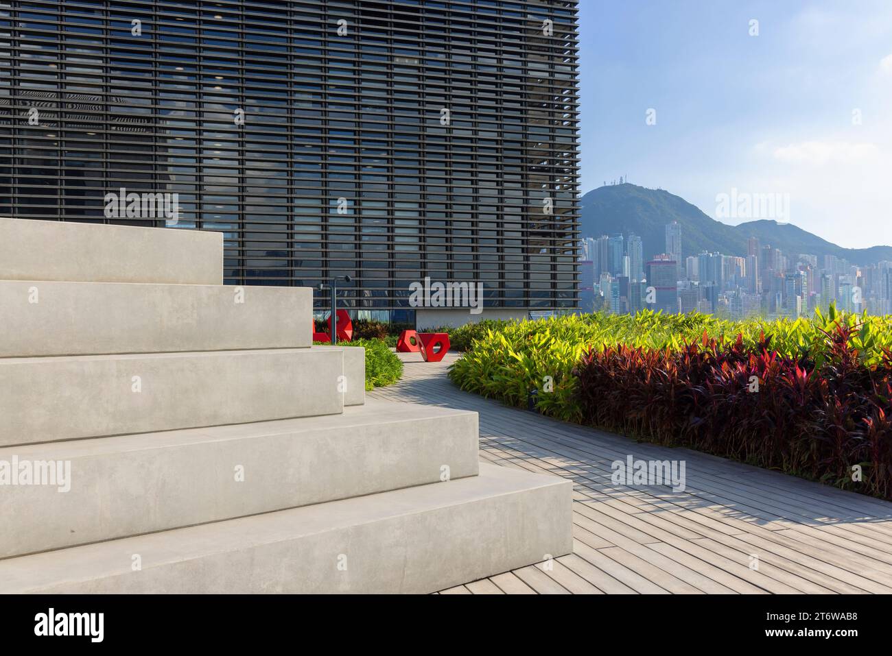 Kowloon Rooftops Art installation on M+ Museum rooftop, West Kowloon Cultural District ...