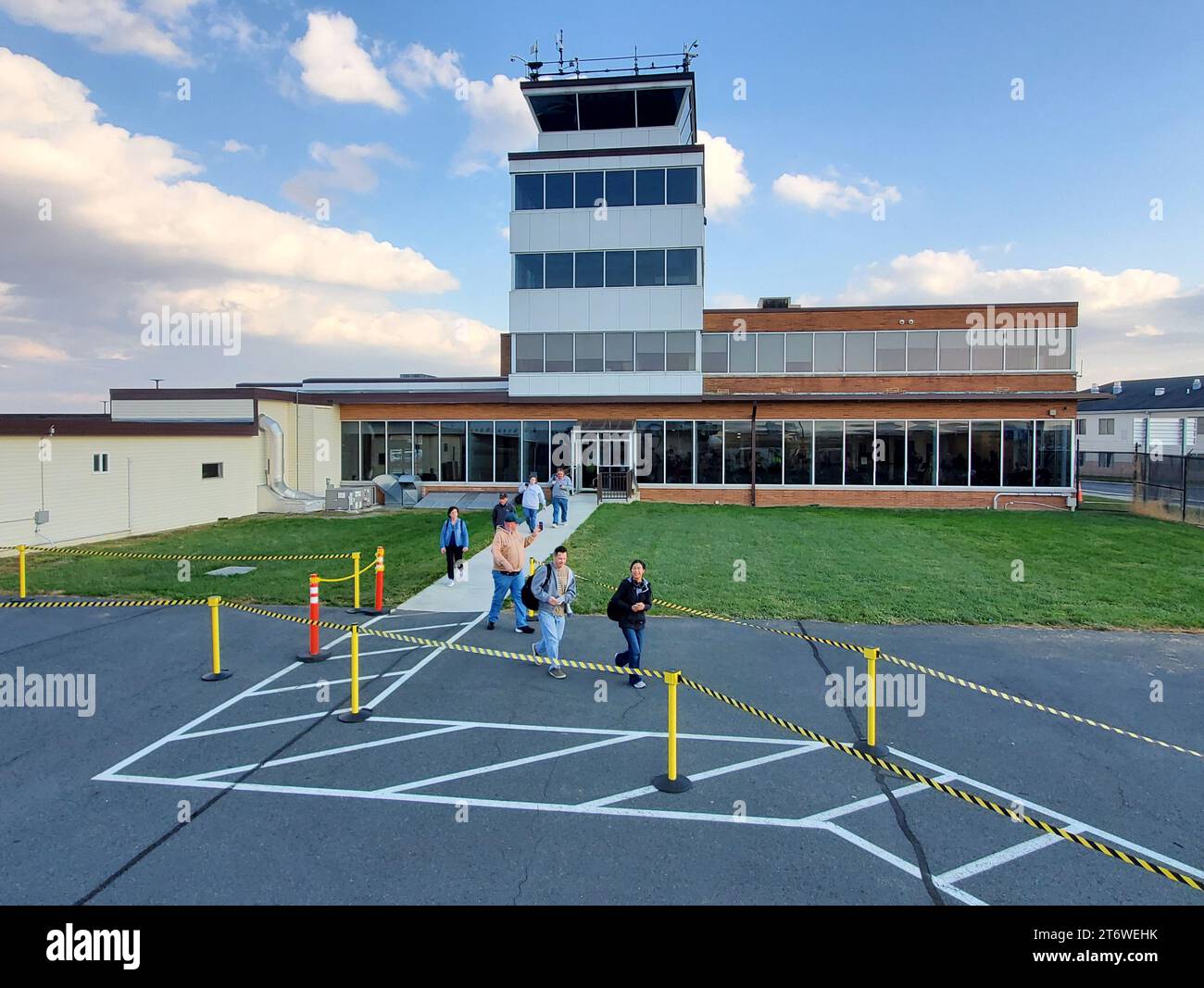 New Castle, Delaware, U.S.A November 11, 2023 Passengers walking on