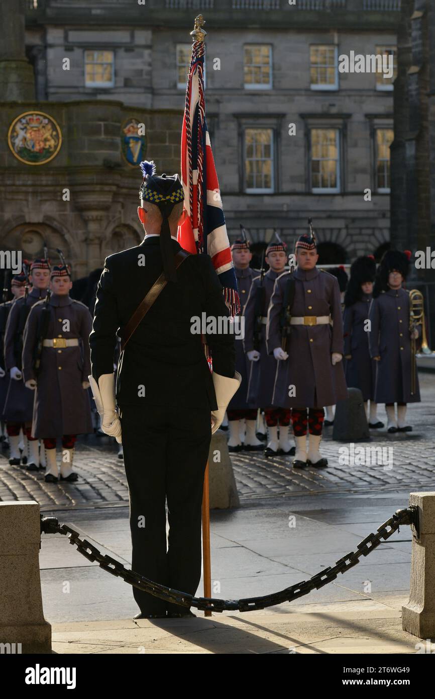 Edinburgh Scotland, UK 12 November 2023. Remembrance Sunday at the