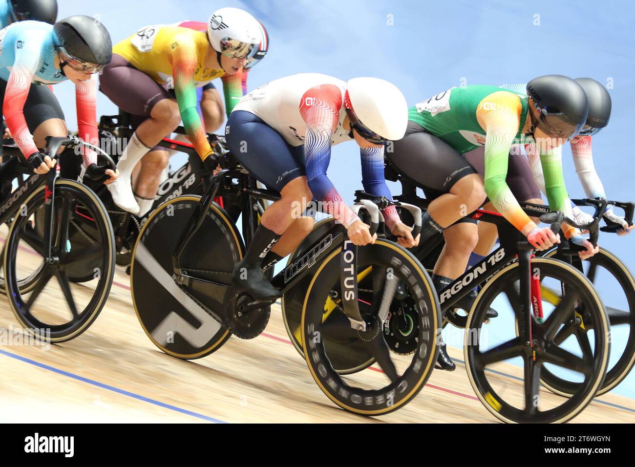 Track Cycling Champions League, Lee Valley Velodrome London UK. Lara
