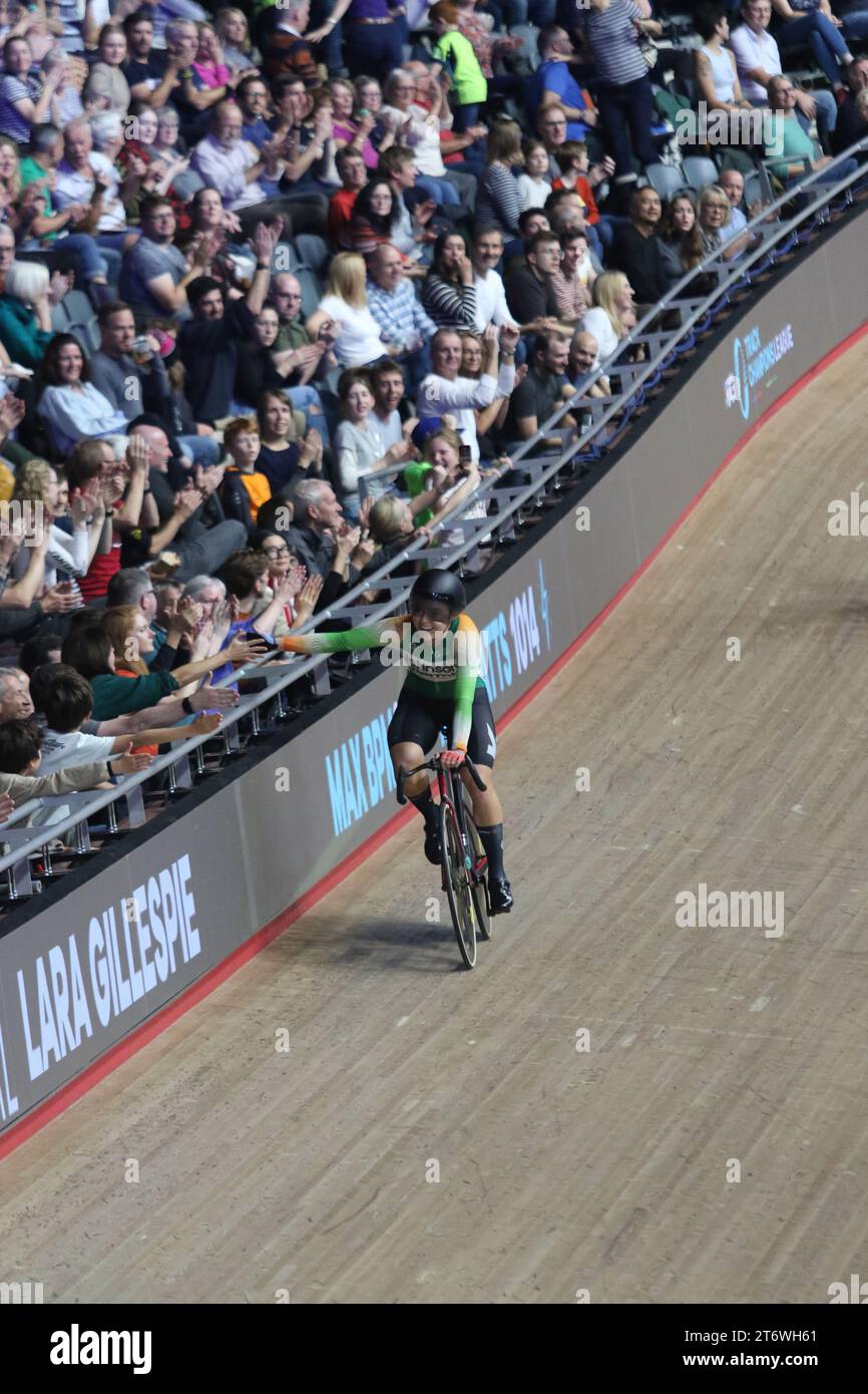 Track Cycling Champions League, Lee Valley Velodrome London UK. Lara