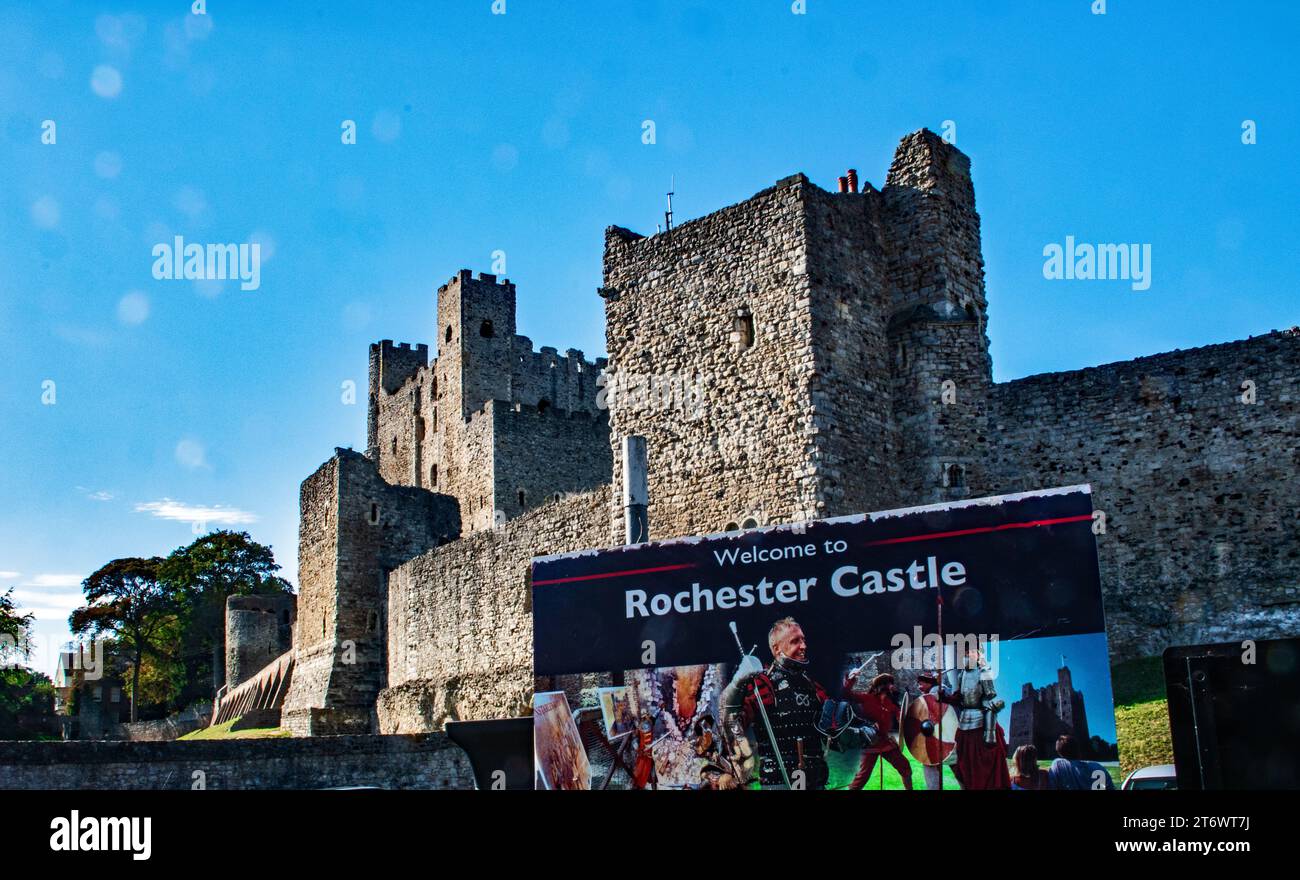 Rocheser Castle, Kent Stock Photo