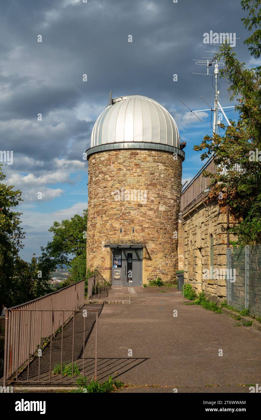 Observatory Uhlandshöhe Stuttgart Stock Photo