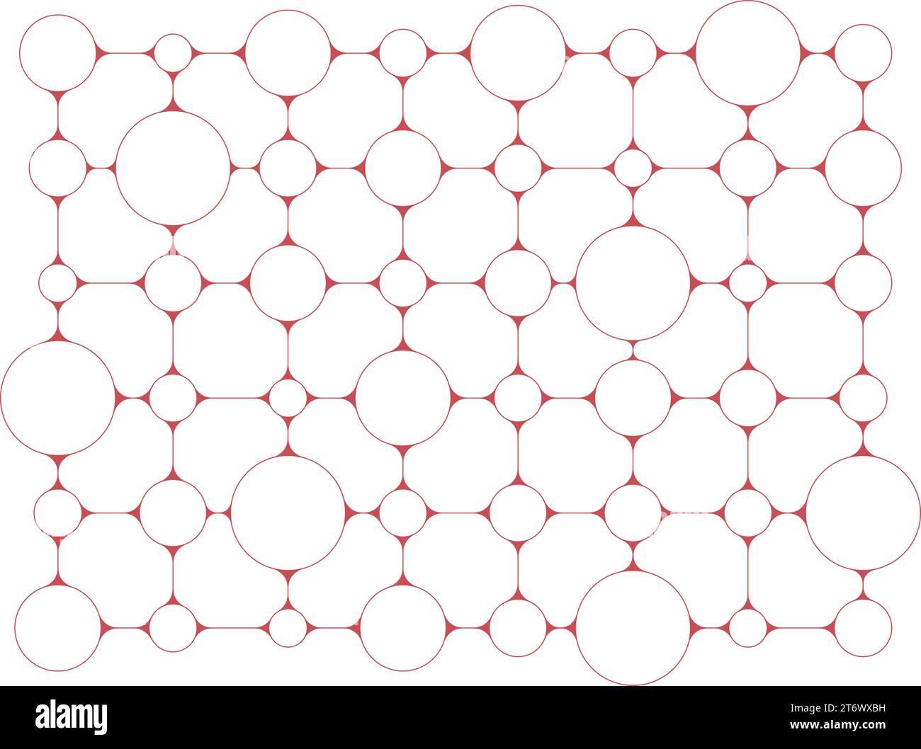 Flat monochrome background with geometric pattern of rounded lines and ...