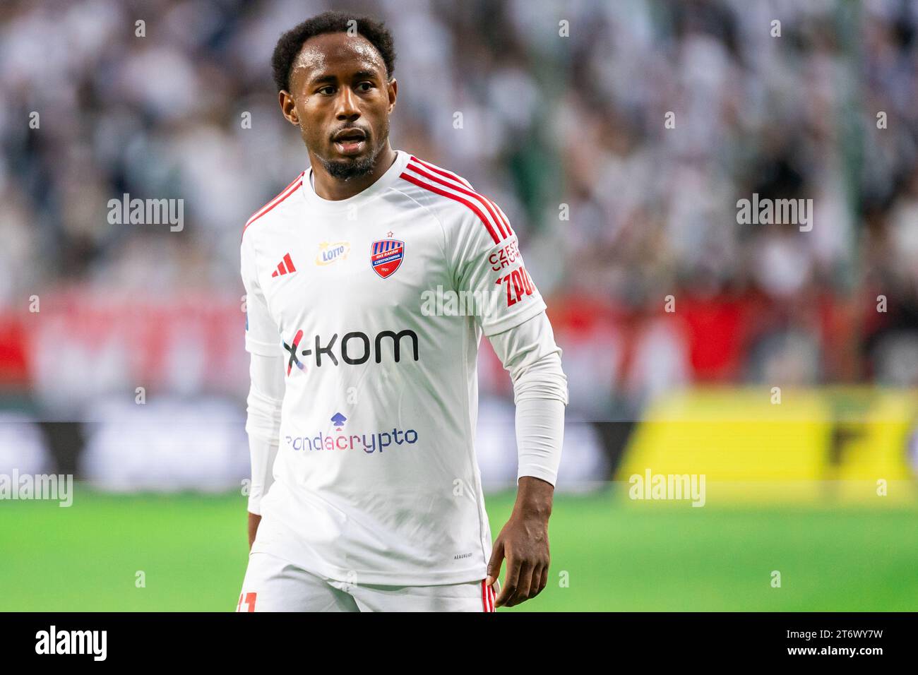 John Yeboah of Rakow seen during the Polish PKO Ekstraklasa League
