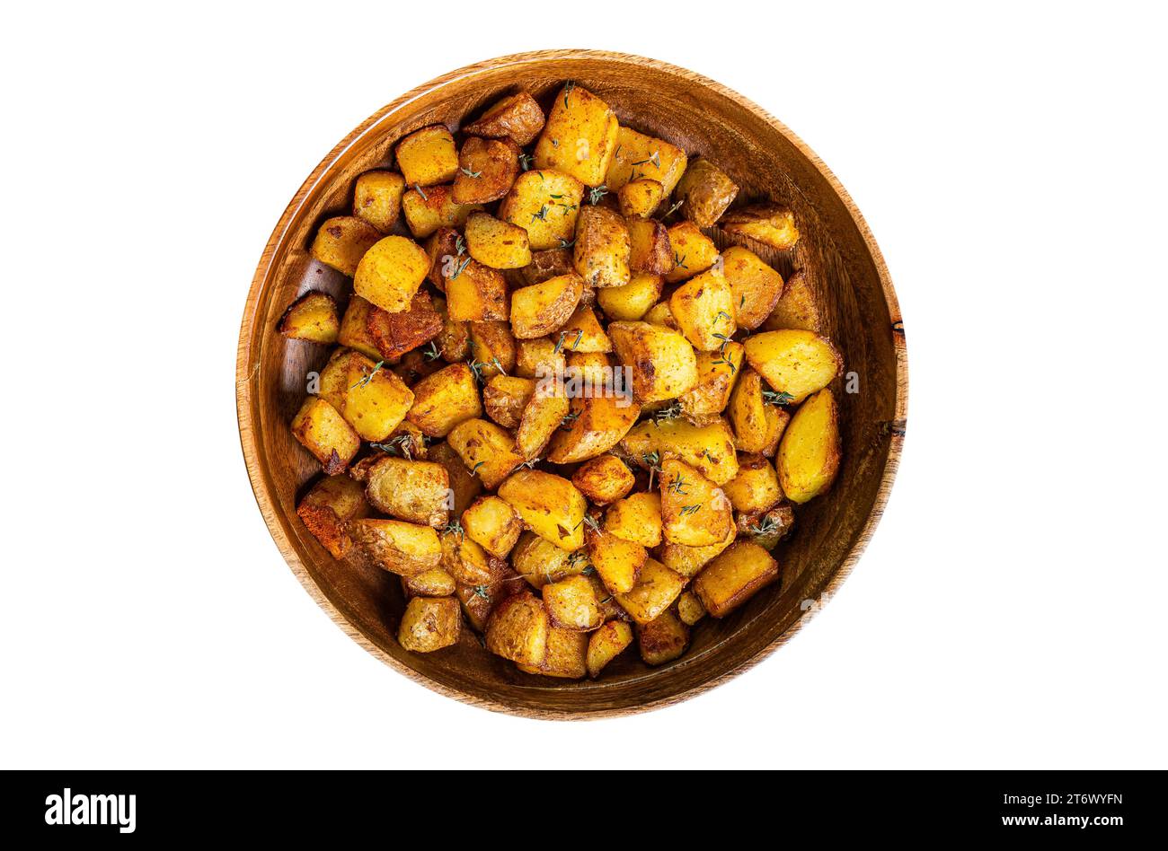 Fried potato - Patatas bravas traditional Spanish potatoes snack tapas