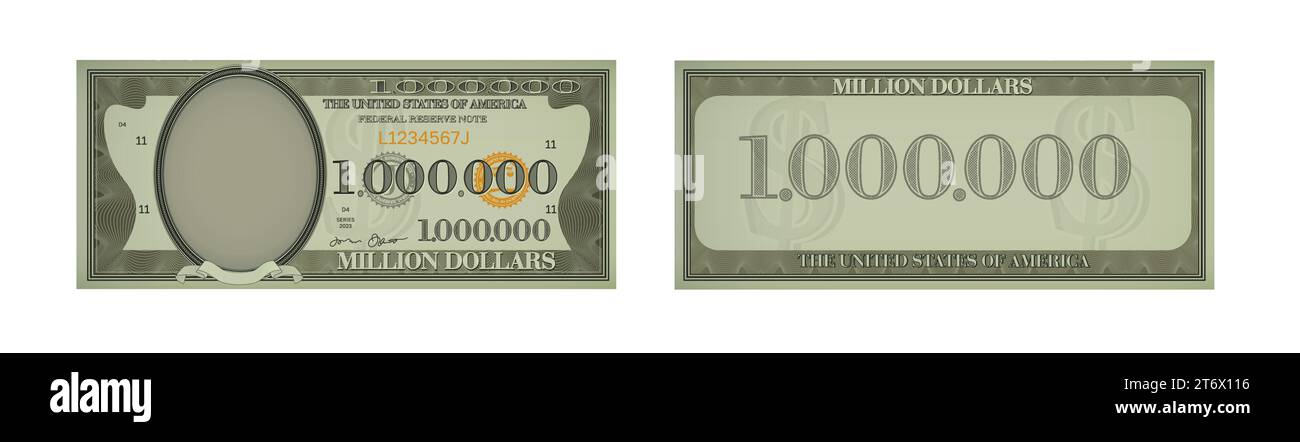 Fake million dollar bill Stock Vector Images - Alamy fake-million-dollar-bill-stock-vector-images-alamy