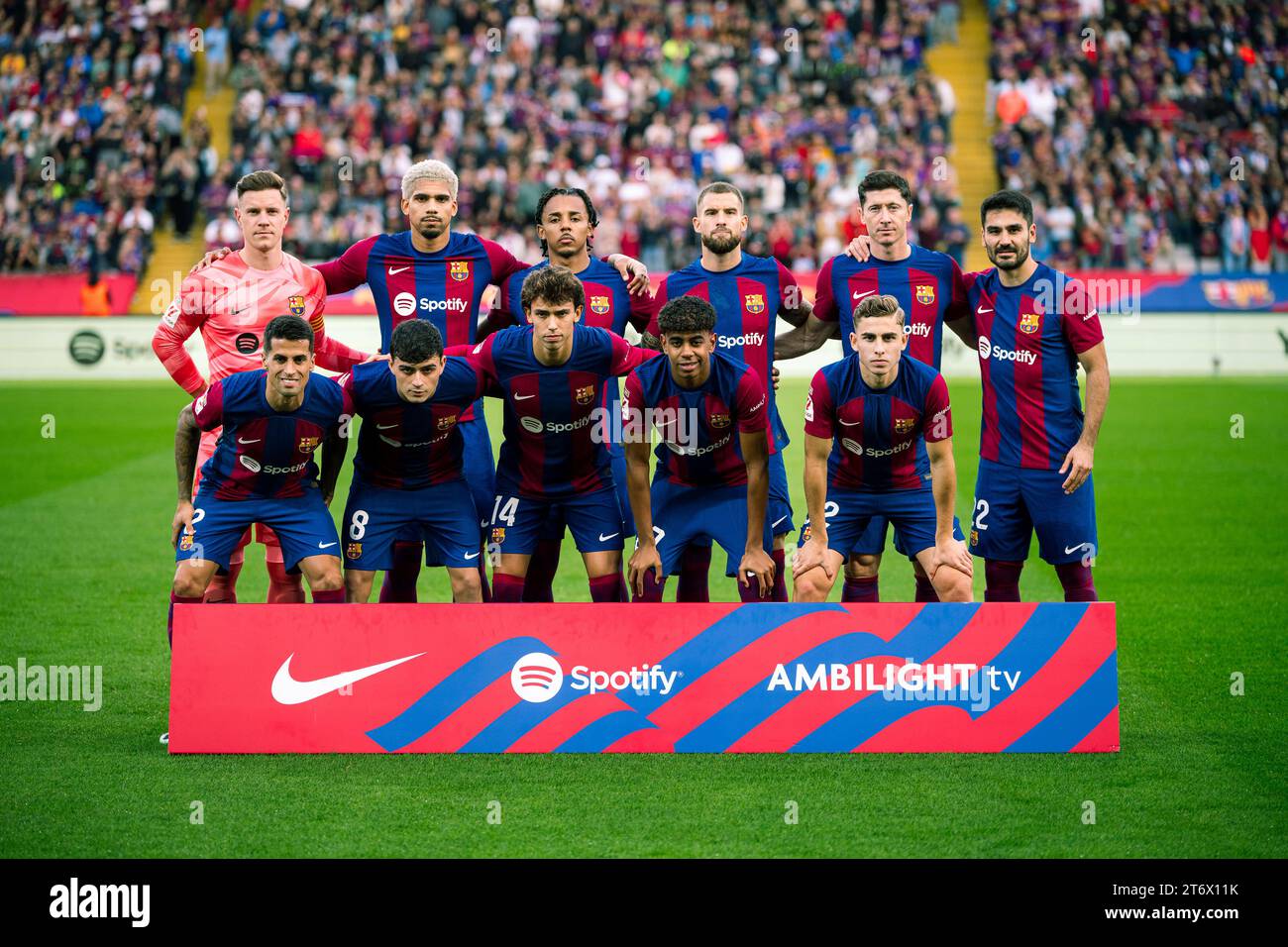 Barcelona, Spain, 12, November, 2023.  Spanish LaLiga EA Sports: FC Barcelona v Deportivo Alaves.  Credit: Joan G/Alamy Live News Stock Photo