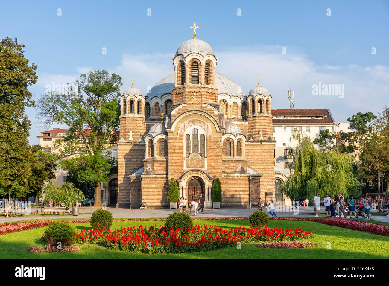 Church of Sveti Sedmochislenitsi, Graf Ignatiev, City Centre, Sofia, Republic of Bulgaria Stock Photo