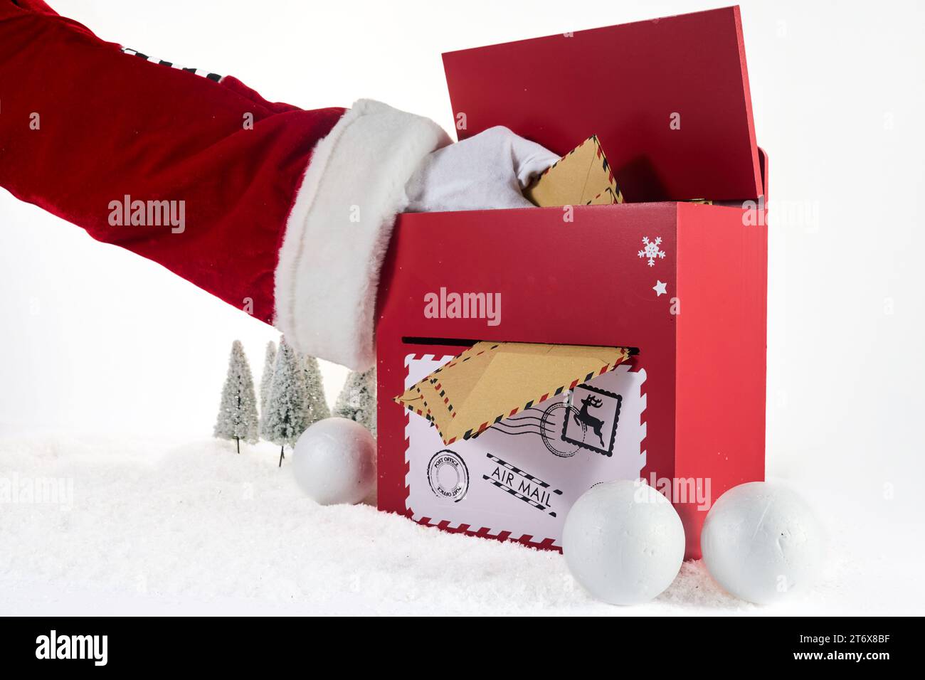 Christmas mail vintage hi-res stock photography and images - Alamy