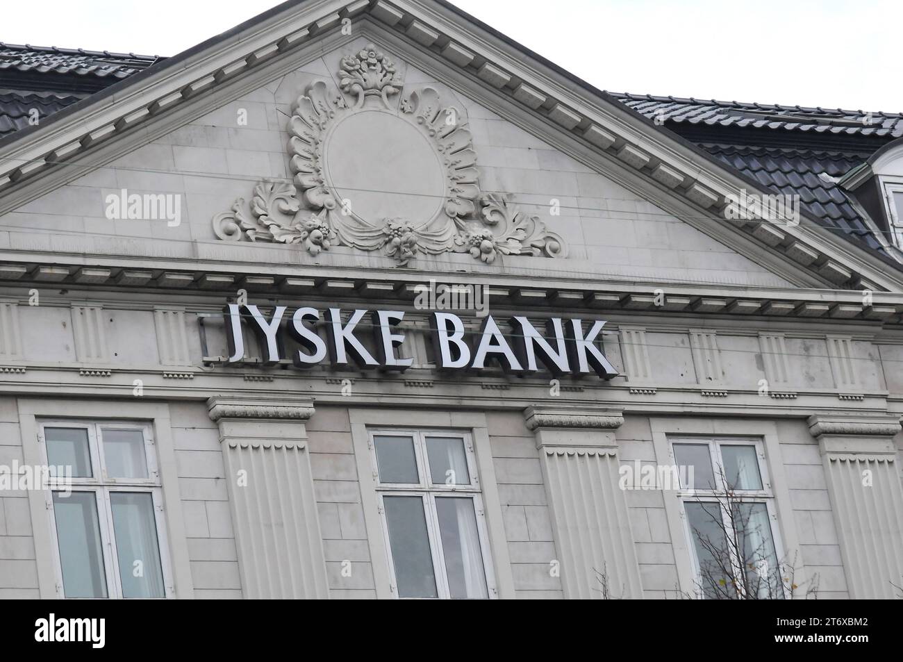 Copenhagen, Denmark /12 November 2023/. Denmarks's jyske bank office