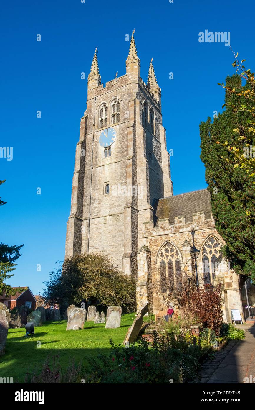 St Mildred's Church, Tenterden, Kent, UK Stock Photo