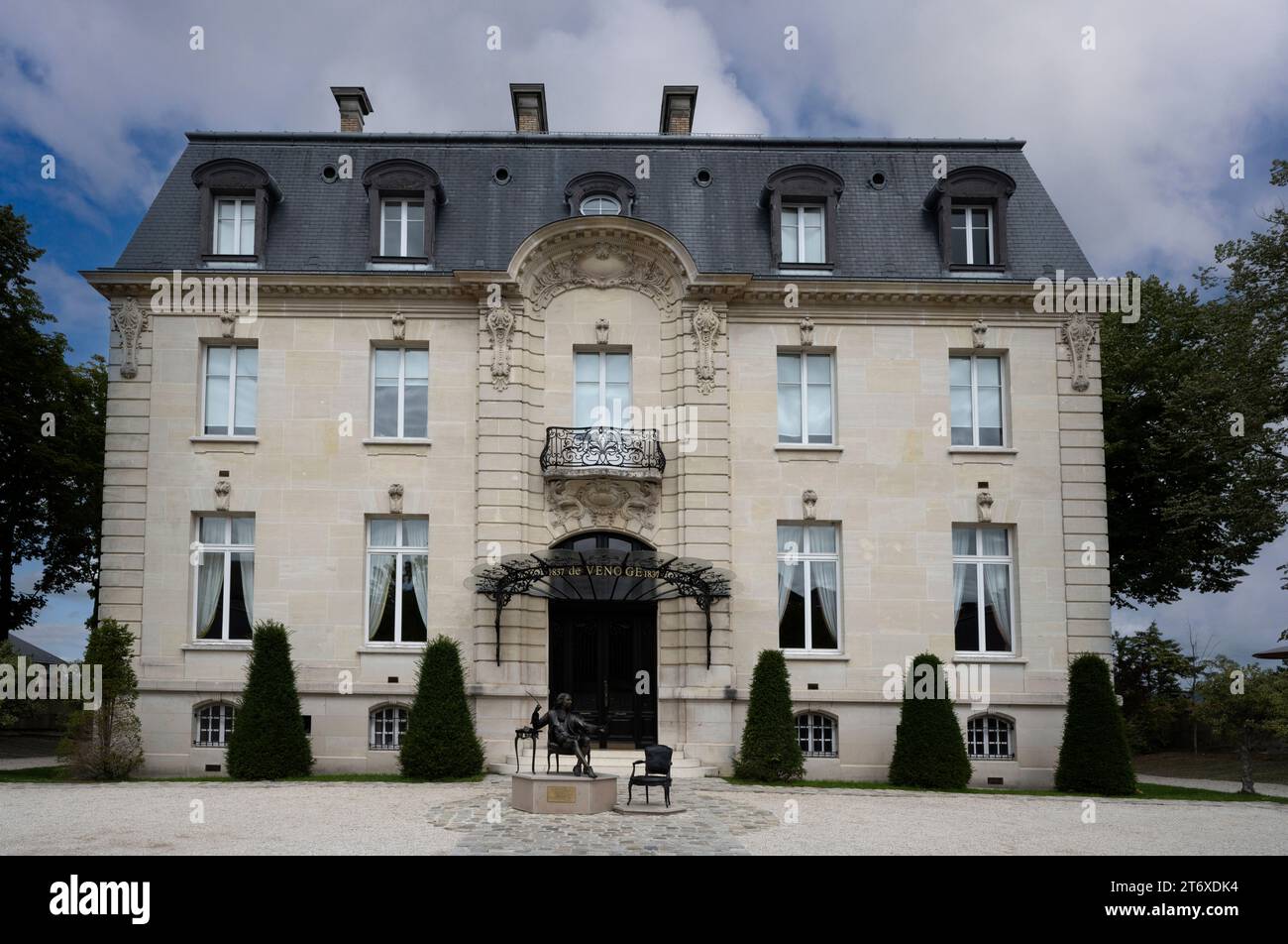 Champagne de Venoge Champagne House, Avenue de Champagne, Epernay, Champagne-Ardenne, France. Stock Photo