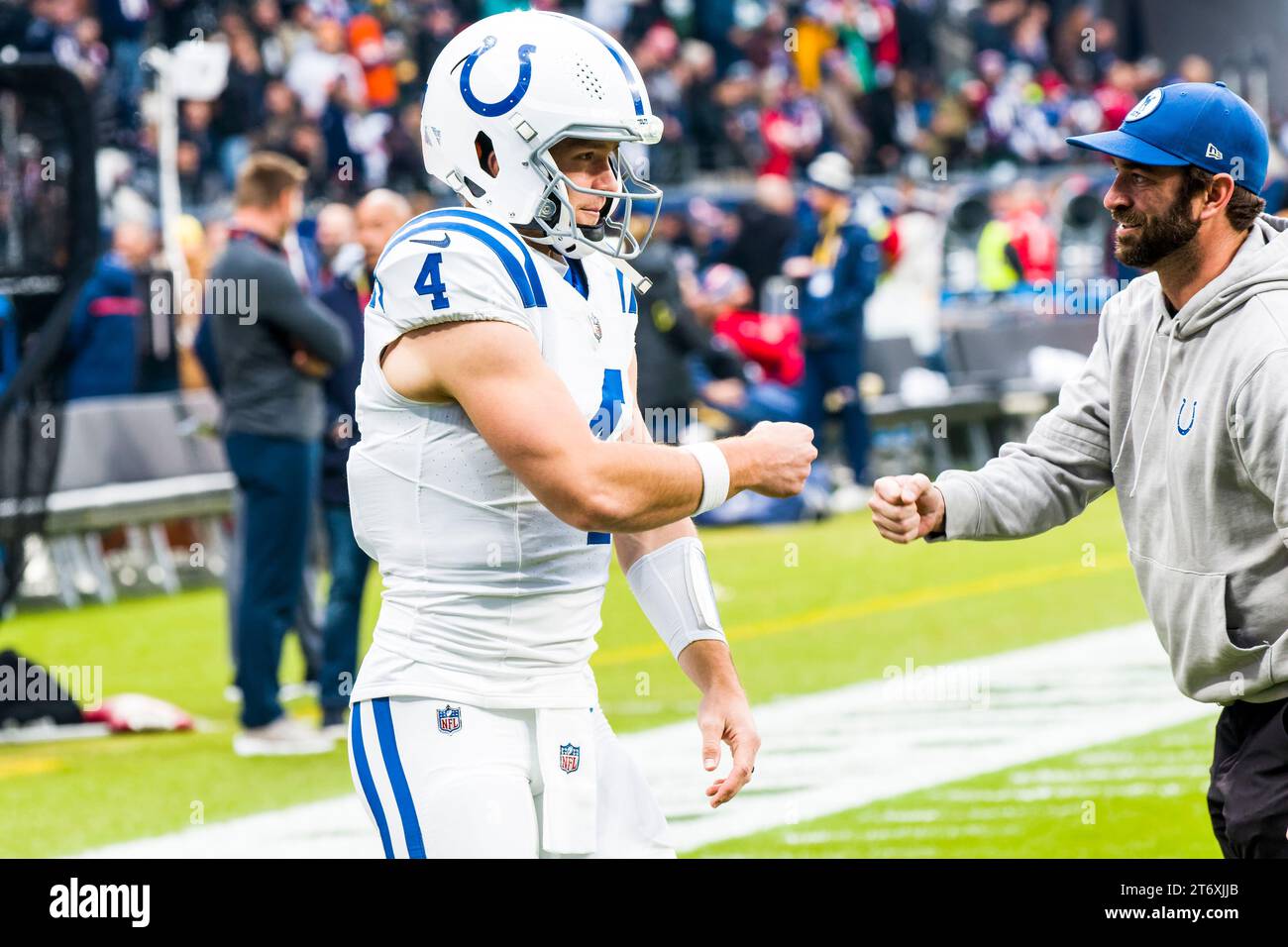 NFL International Series /Game Indianapolis Colts vs. New England Patriots on 12. Nov. 2023