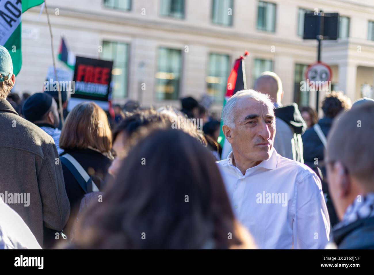11th November Palestinian Solidarity March - Armistace Day Stock Photo ...
