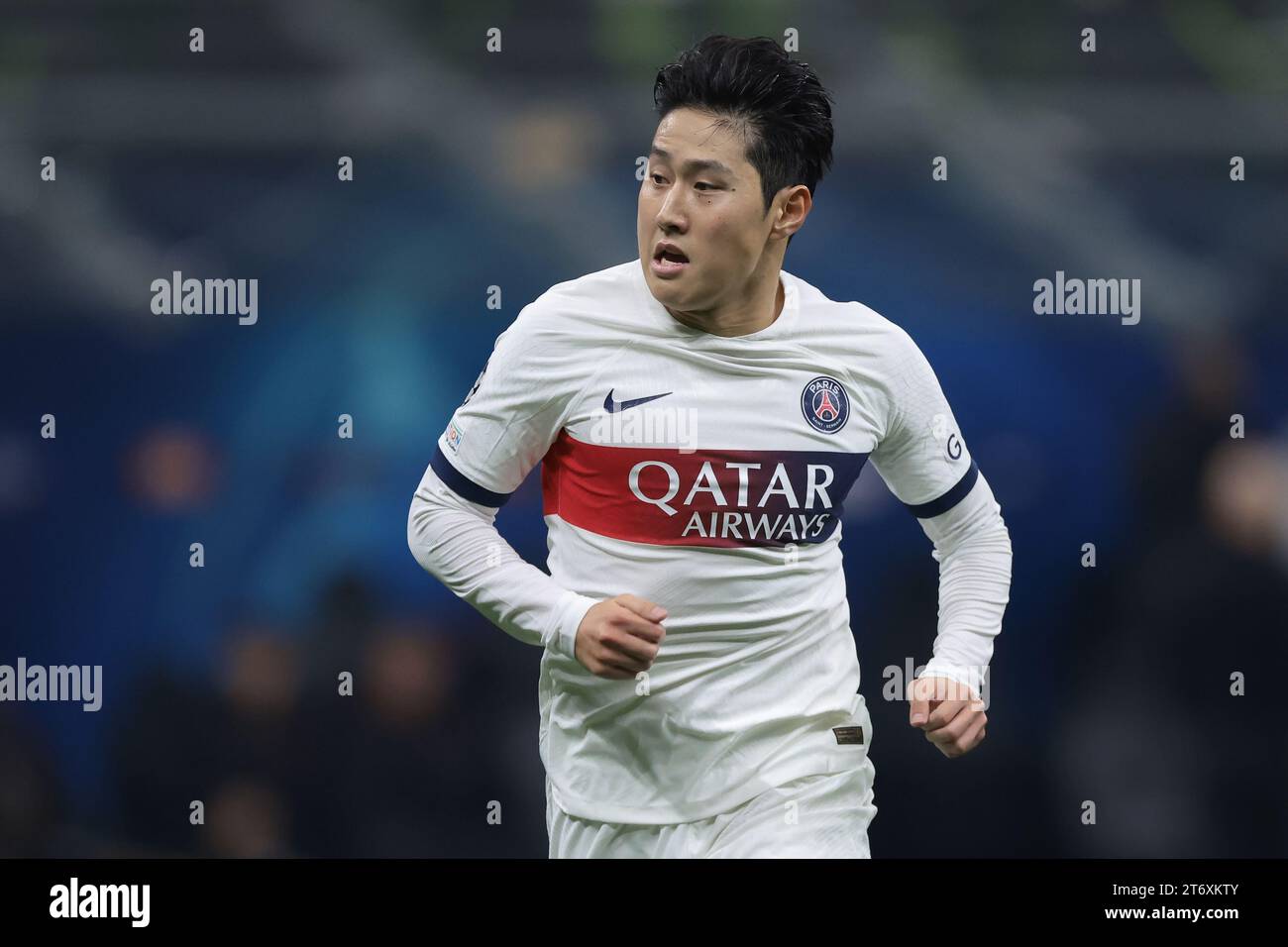Milan, Italy, 7th November 2023. KangIn Lee of PSG during the UEFA