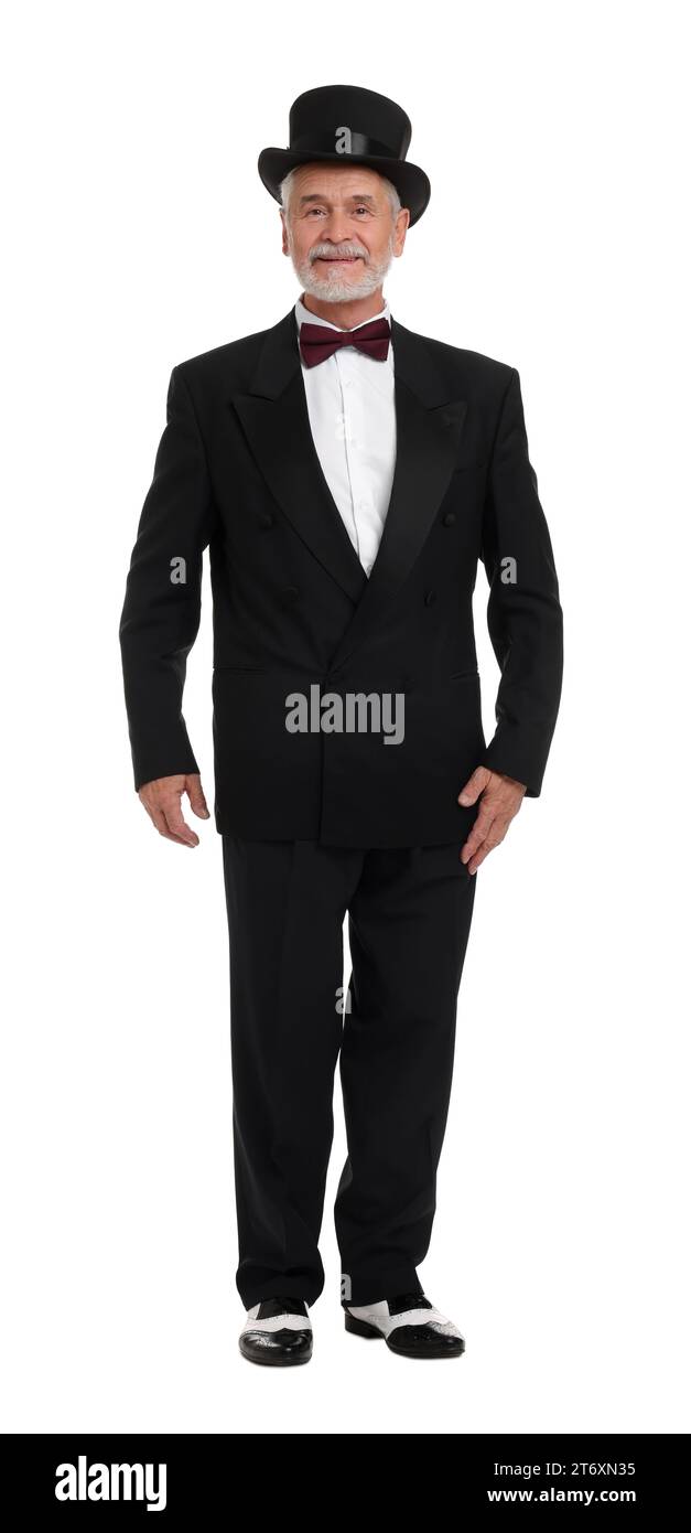 Pensioner man suit Cut Out Stock Images & Pictures - Alamy