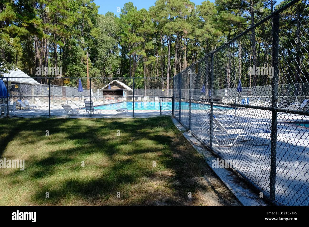 These are the outdoor swimming pools at North Toledo Bend State Park in