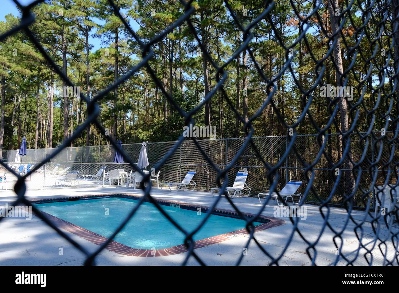 These are the outdoor swimming pools at North Toledo Bend State Park in