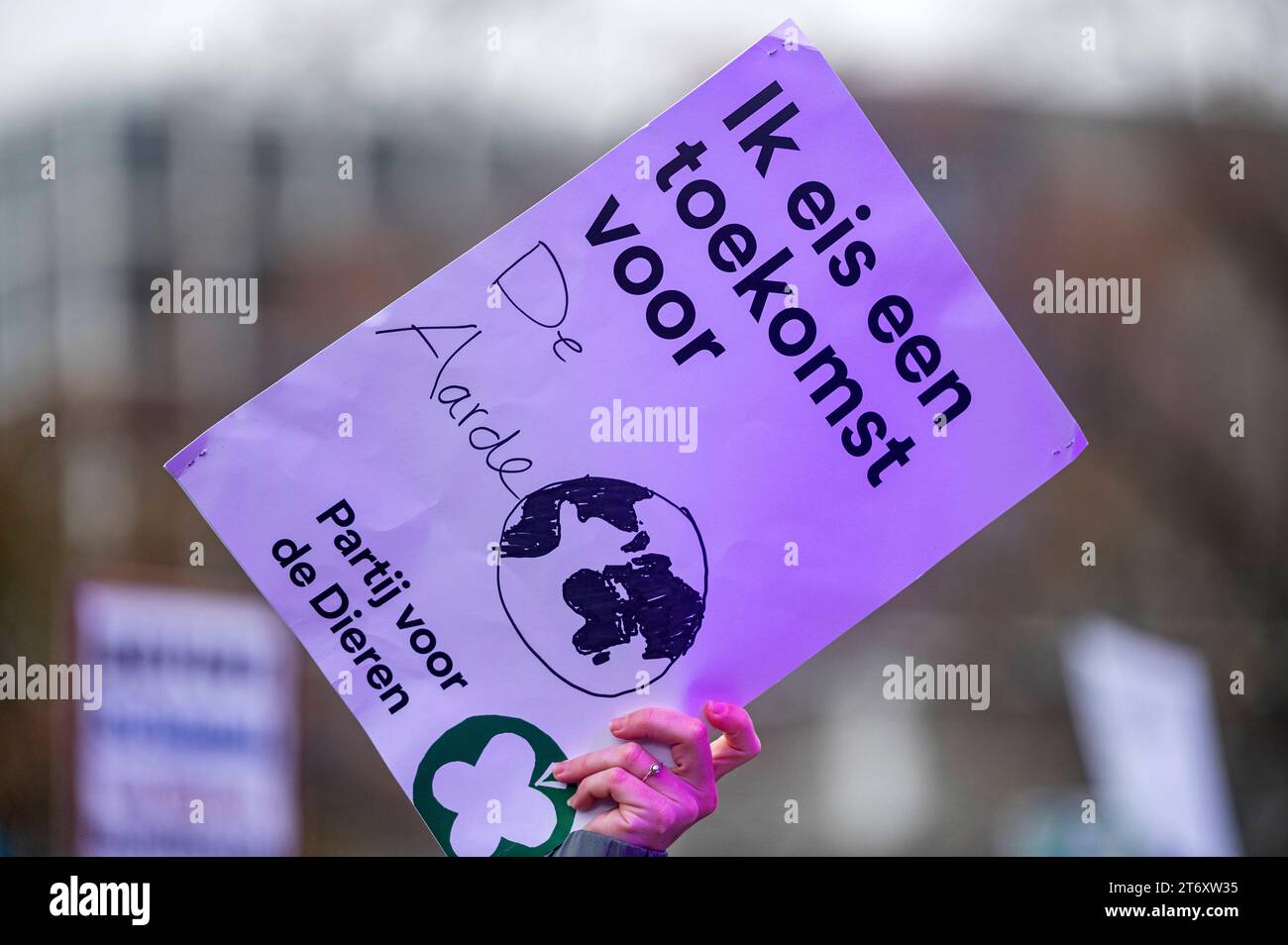 Amsterdam The Netherlands 12th November 2023 Klimaatmars. Climate March. Tens of thousands of