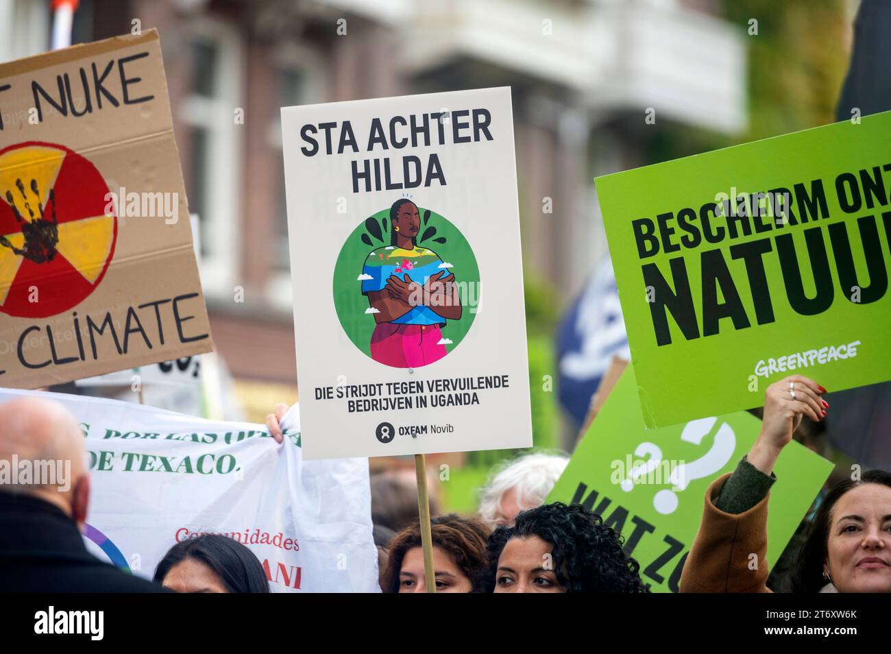 Amsterdam The Netherlands 12th November 2023 Klimaatmars. Climate March. Tens of thousands of