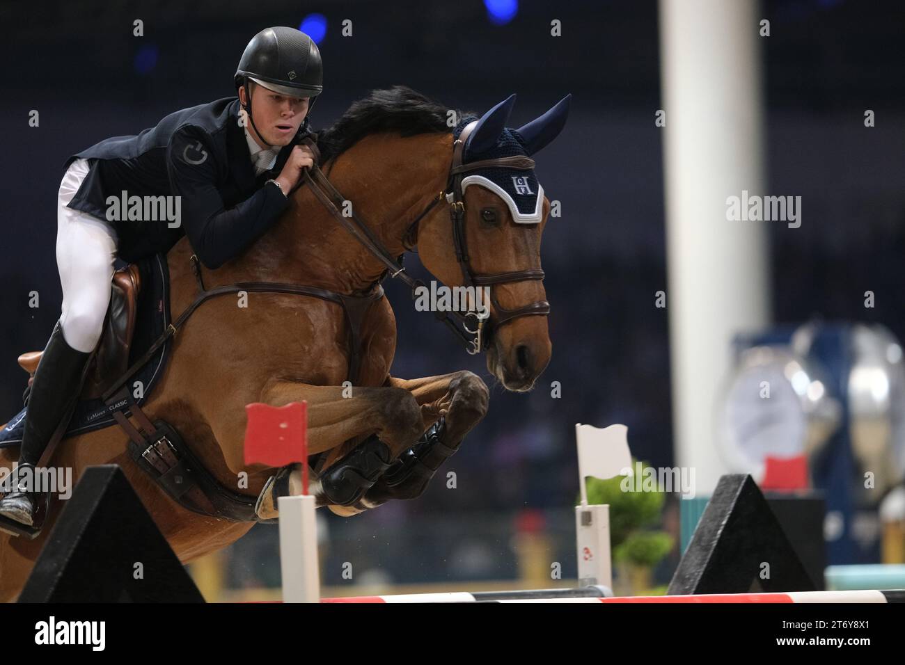Harry Charles (GBR) riding Romeo 88 in action during the CSI5* - W ...