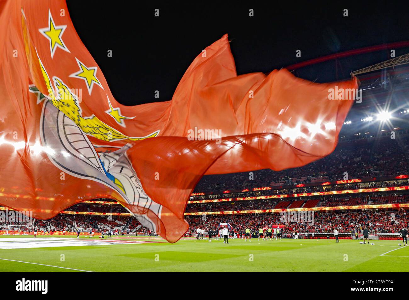 Lisbon, 12/11/2023 - Sport Lisboa e Benfica hosted Sporting Clube de Portugal this evening at the Estádio da Luz in Lisbon, in a game counting for the eleventh round of the Primeira Liga 2023/24. (Pedro Rocha / Global Imagens) Credit: Susana Jorge/Alamy Live News Stock Photo