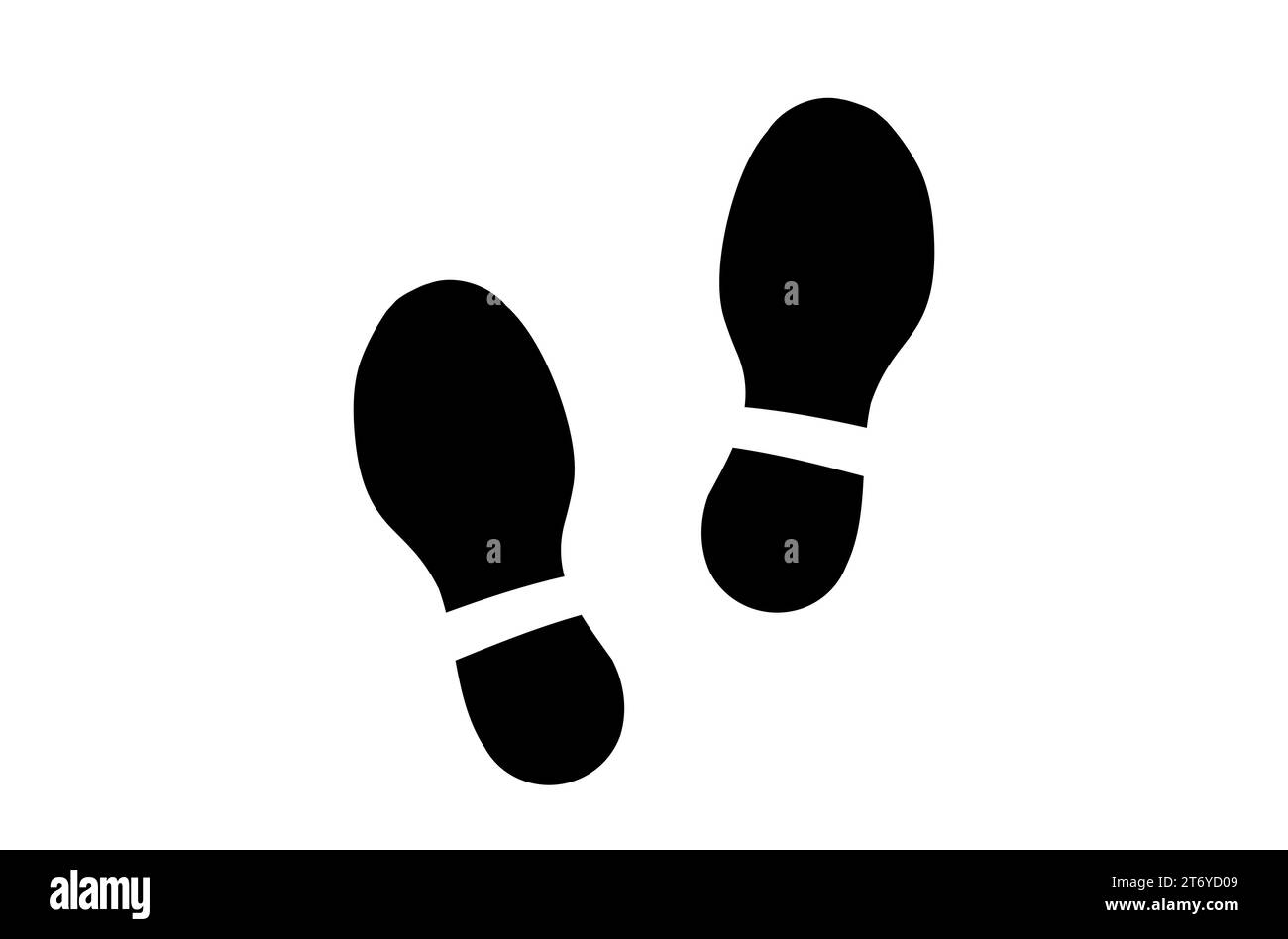 Left right foot print Stock Vector Images - Alamy