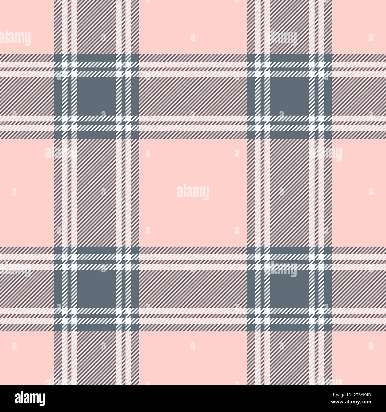 Plaid seamless pattern in pink. Check fabric texture. Vector textile ...