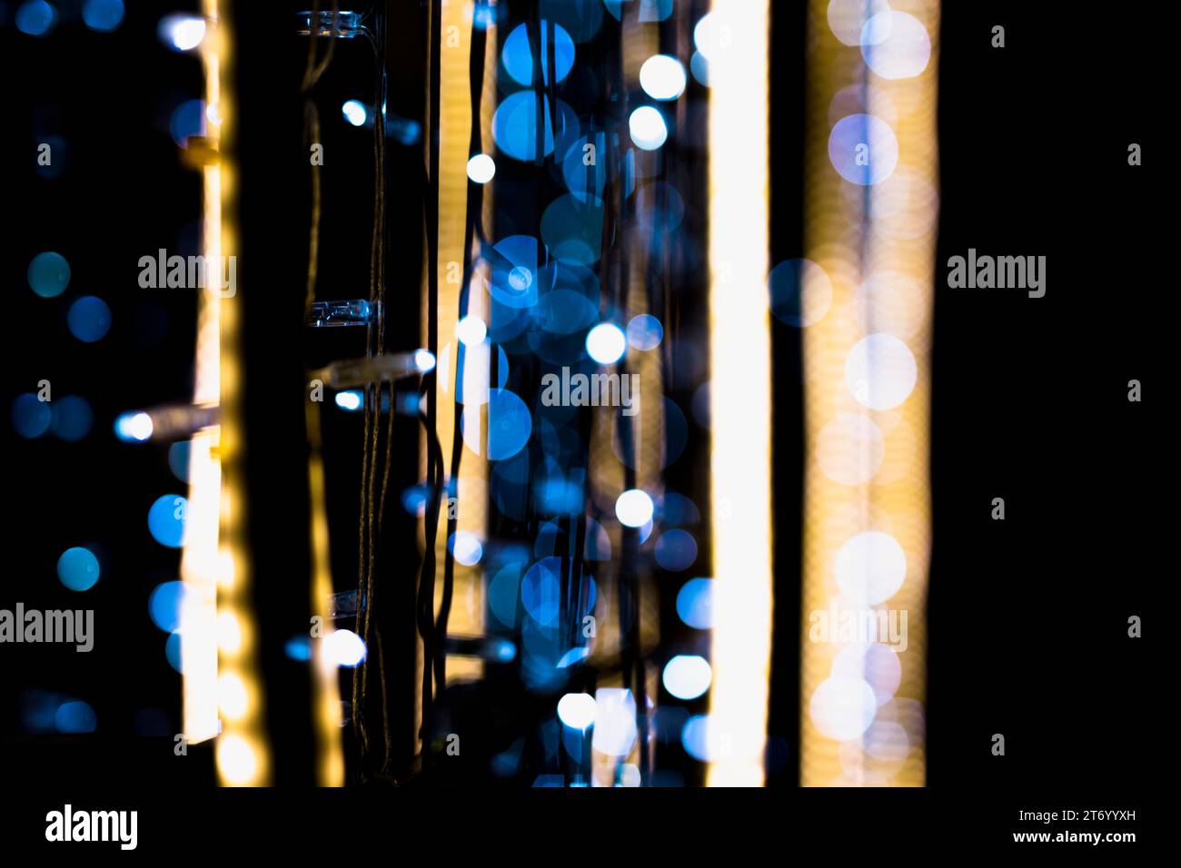 Lights string up close hi-res stock photography and images - Alamy