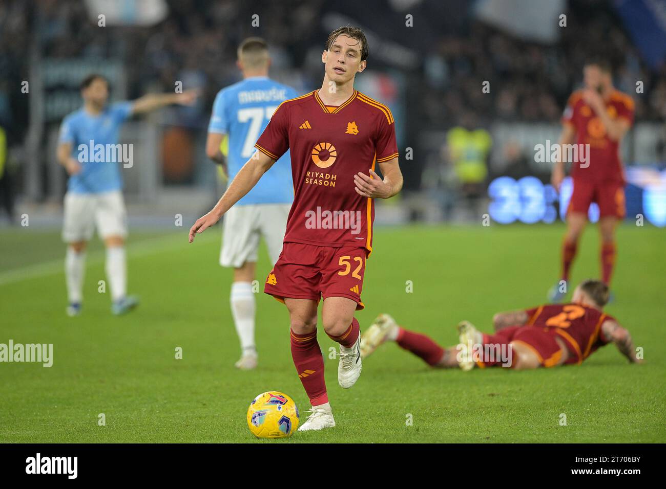 Roma Itália 2023 Edoardo Bove Roma Ação Durante Jogo Futebol — Fotografia  de Stock Editorial © m.iacobucci.tiscali.it #653886450