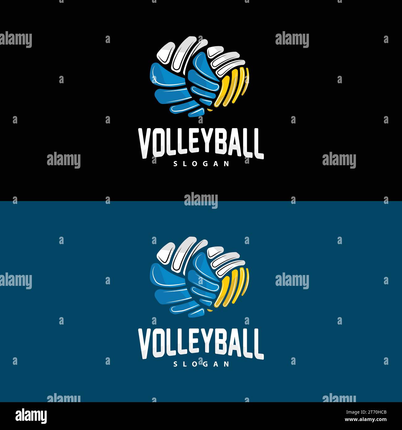 Volleyball Logo, Sport Simple Design, World Sports Tournament Vector